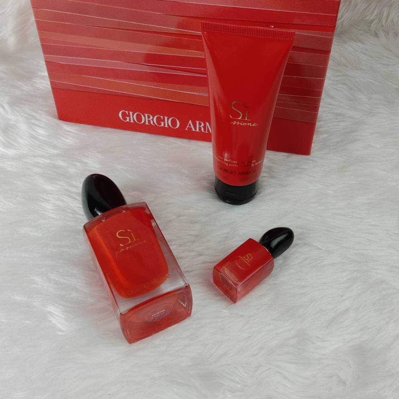 GIORGIO ARMANI SI PASSIONE EDP  (SI แดง) SET
