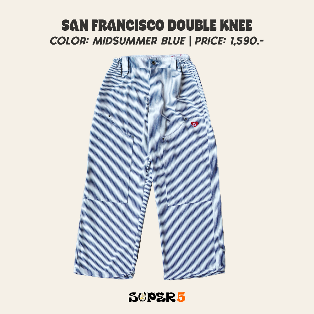 San Francisco Double Knee - Midsummer Blue