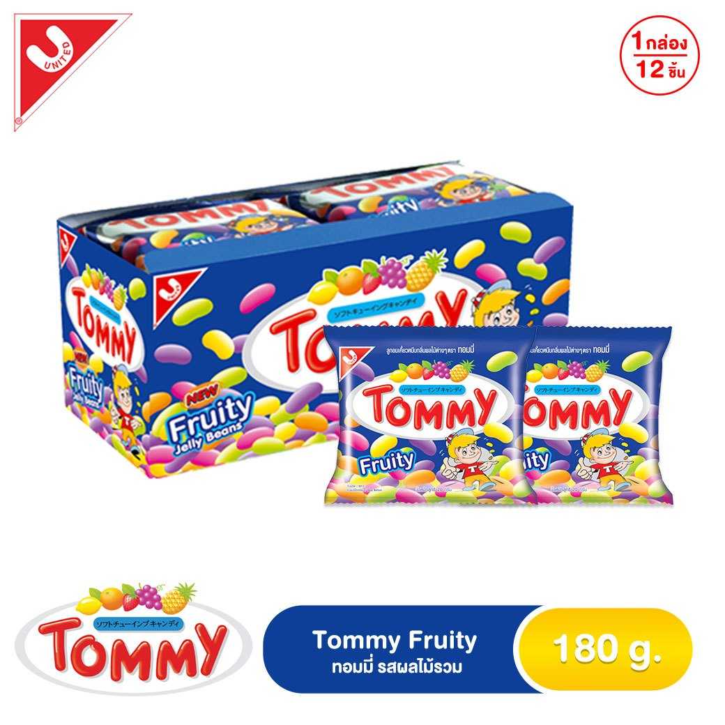 ทอมมี่ รวมรสผลไม้ กล่องชุดโชว์ (1x12x12) 15 g