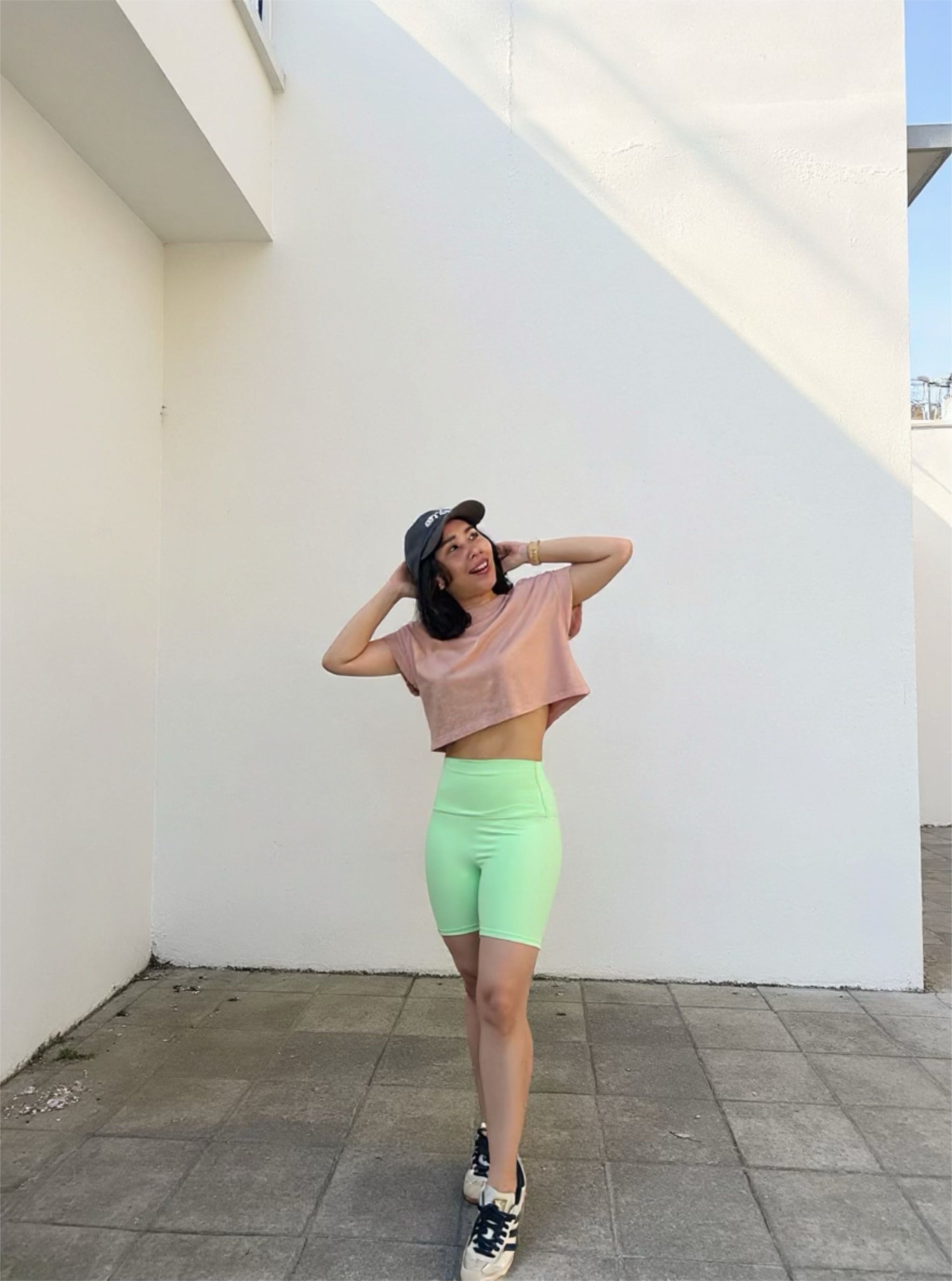 New Pastel Green Shorts (plain color)
