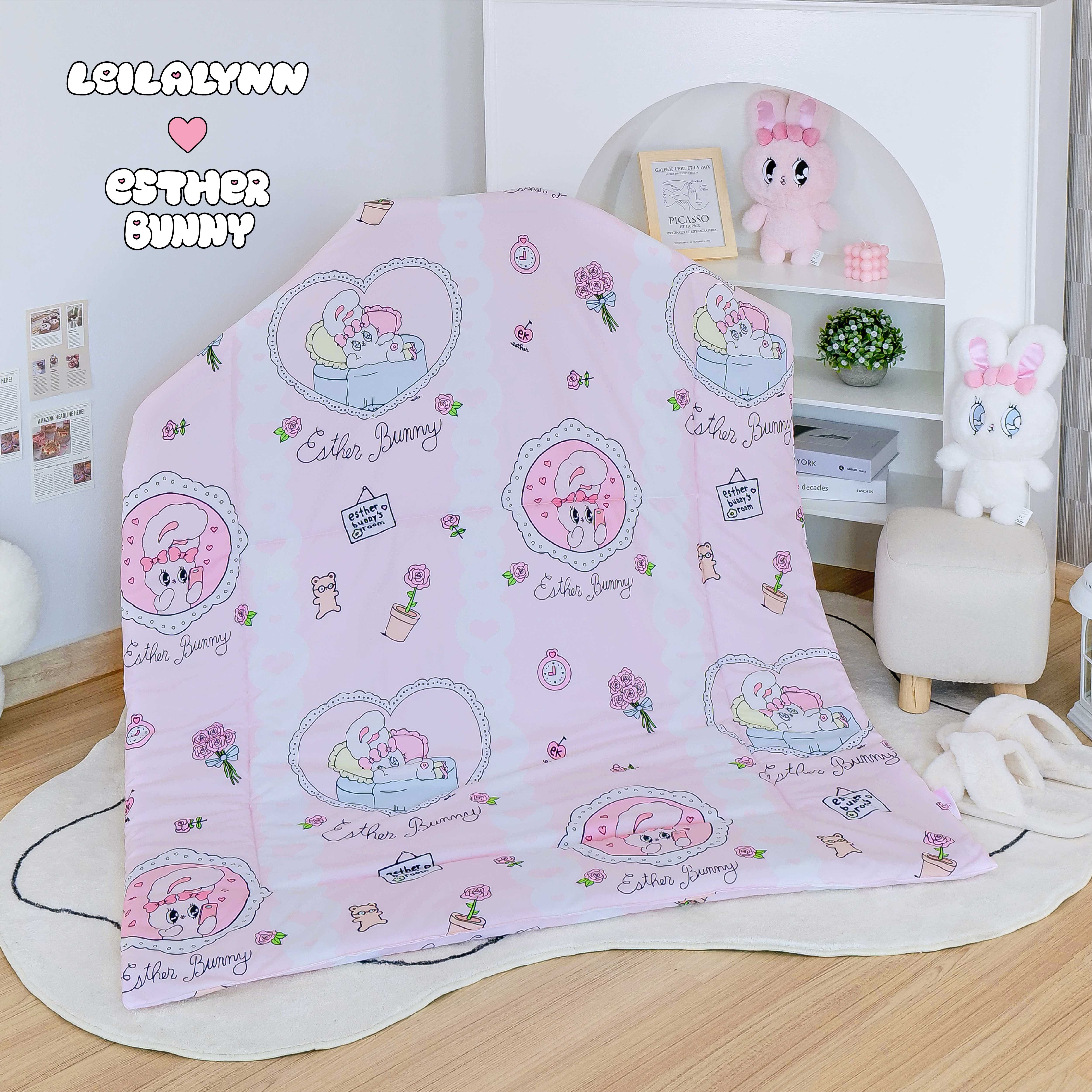 ผ้านวมพกพา Leilalynn ลิขสิทธิ์แท้  Esther bunny