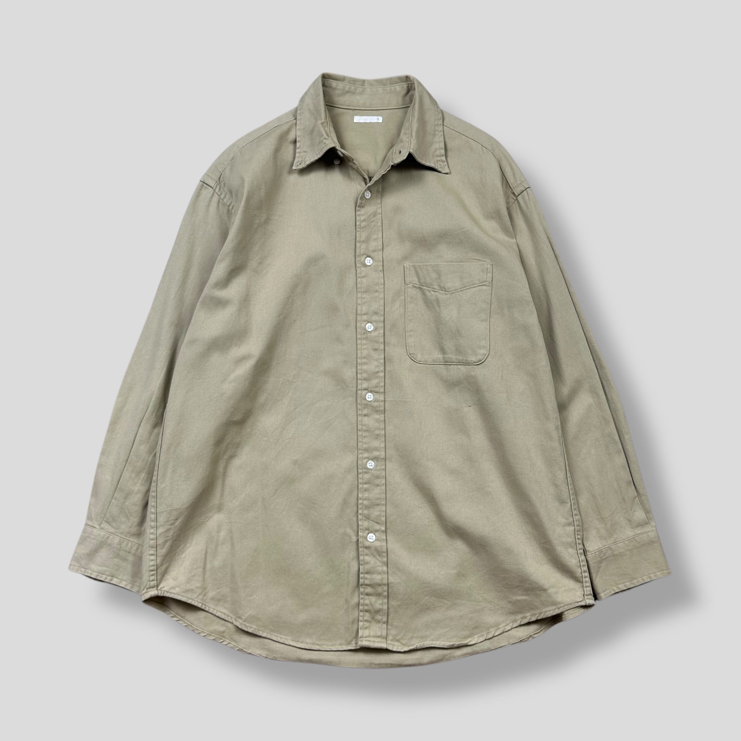 GU TWILL OVERSIZED POCKET SHIRT 