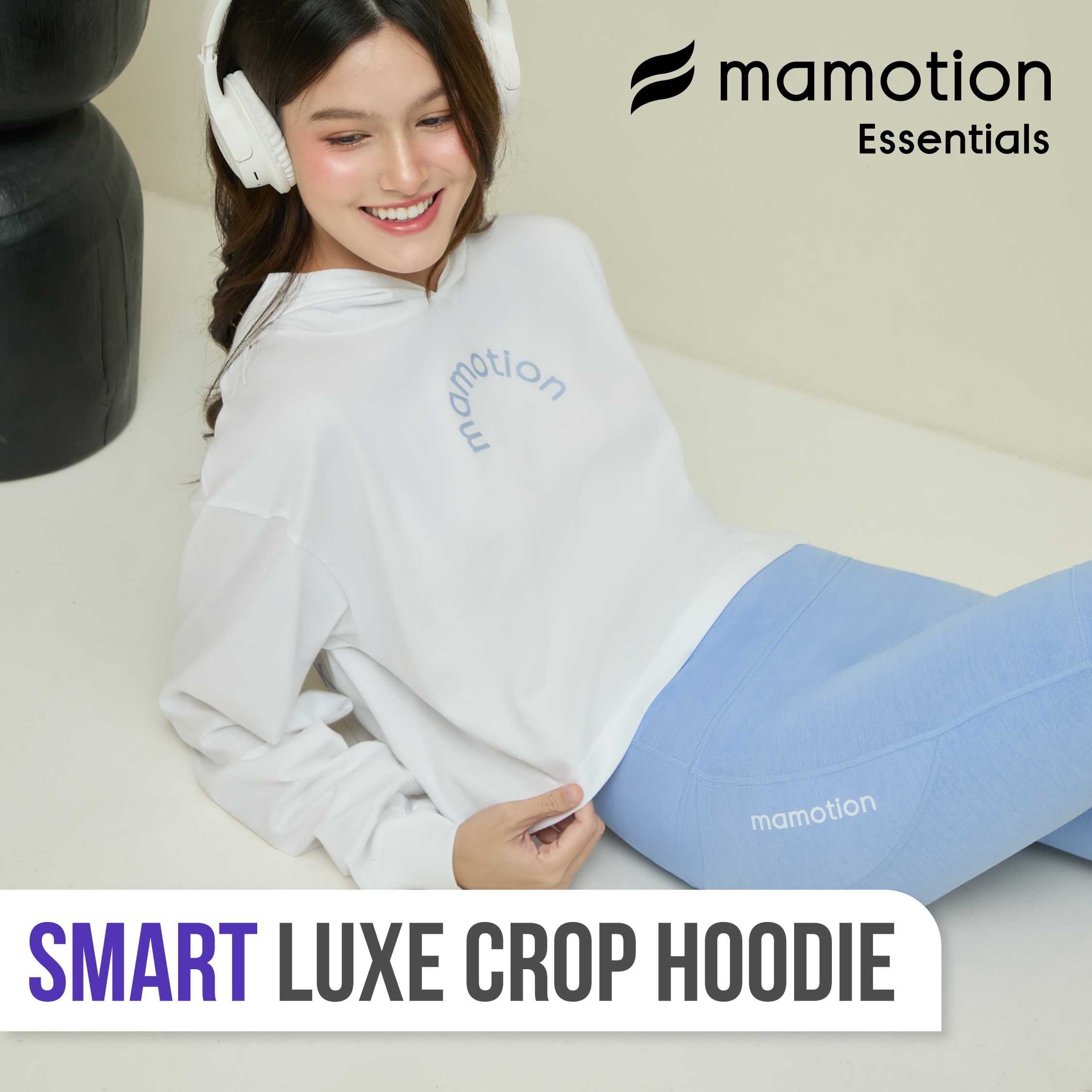 Mamotion SMART Luxe Crop Hoodie - Mamotion® Essentials Collection