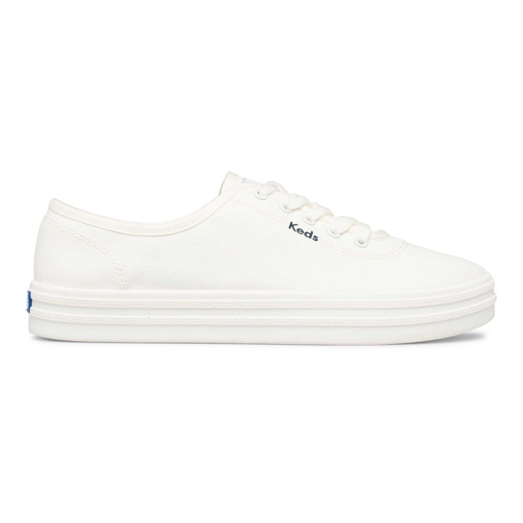 Keds รุ่น Breezie Canvas รองเท้าผ้าใบ ผู้หญิง สี White - WF65859