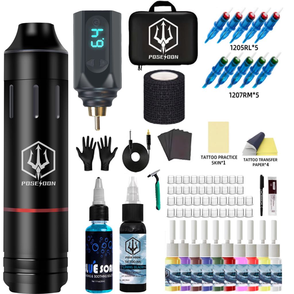 ชุดสักไร้สาย Poseidon Met Voeding