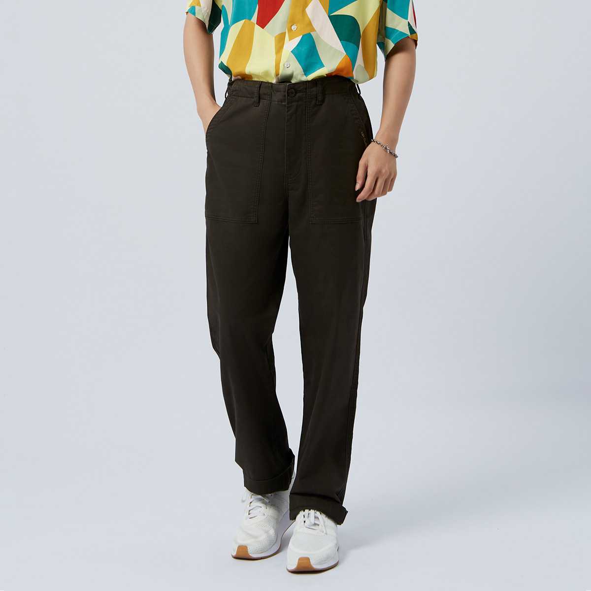 กางเกงคาร์เพนเตอร์ทรงหลวม | Carpenter Pants | 03923