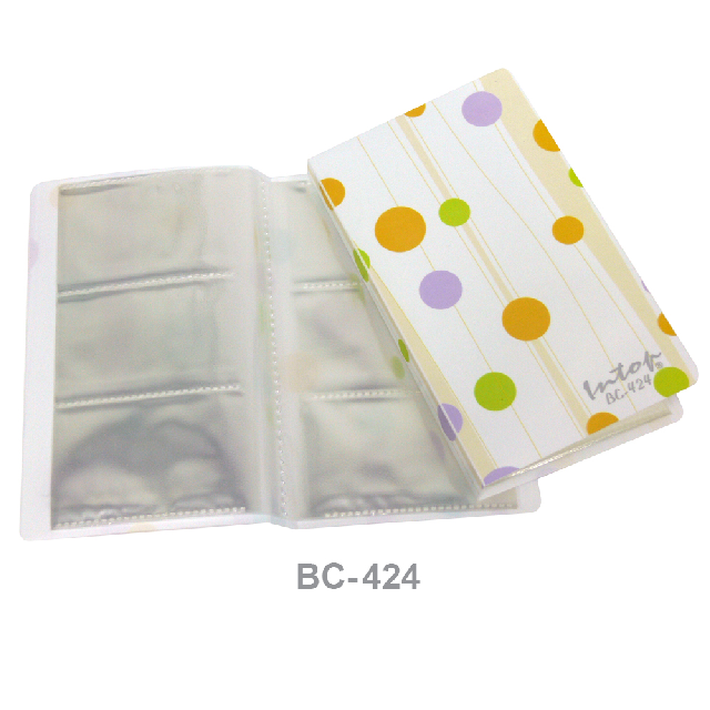 แฟ้มใส่นามบัตร Card Album 60ช่อง ลายบอลลูนทรี (ส้ม) #BC-424