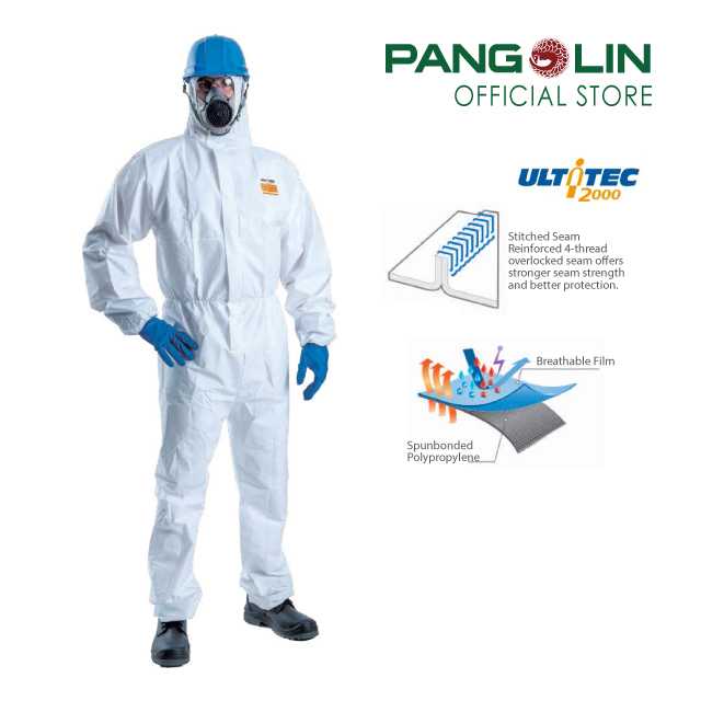 ชุดป้องกันไวรัสและสารเคมี Ultitec 2000