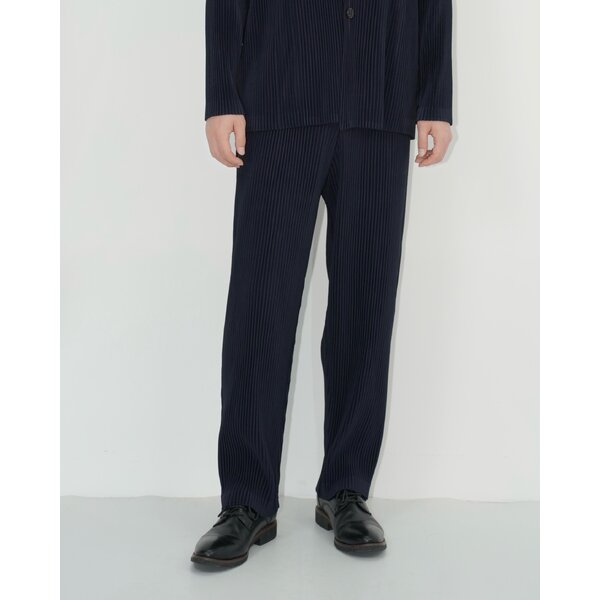 UNISEX ยาว 39 นิ้ว 2MUAY รุ่น GM0730 กางเกงอัดพลีท THICK TAPERED PLEATED PANTS 2สี FREE SIZE