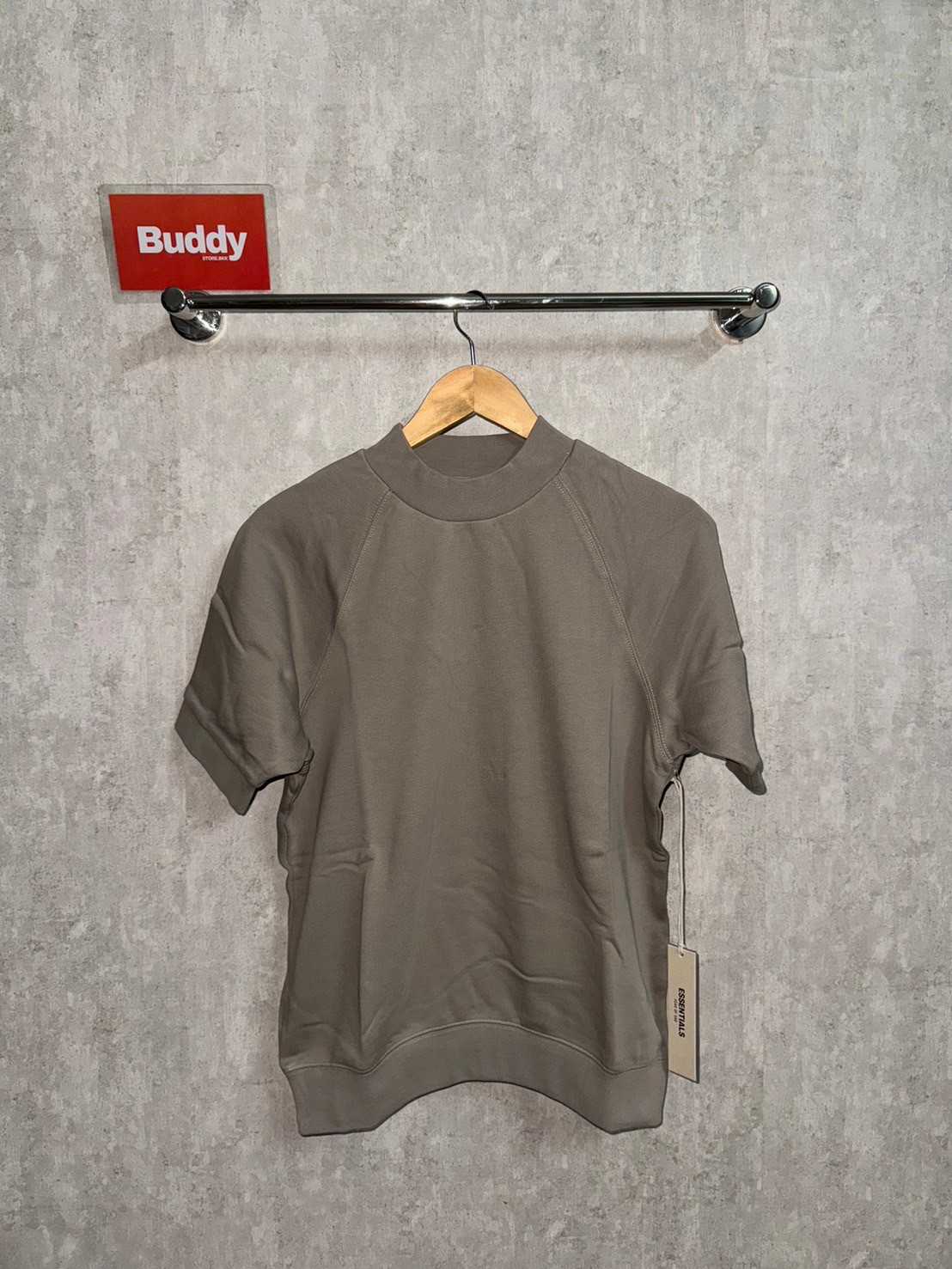 ESSENTIALS Taupe Cotton Sweatshirt
