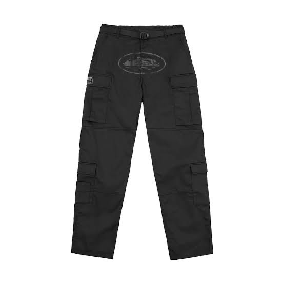 Corteiz Guerillaz Cargos Triple Black