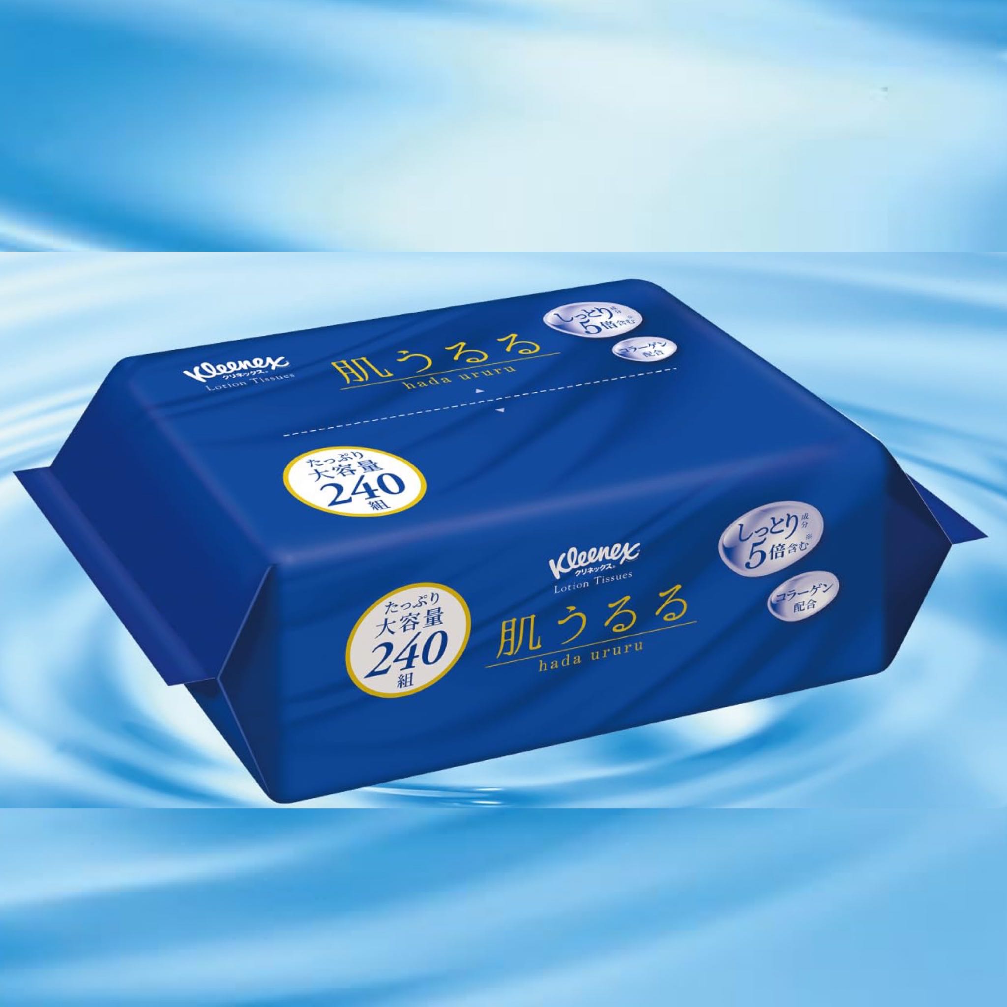  Kleenex Lotion Tissue, Skin Moisturizing, Soft Pack, 480 Sheets (240 Pairs) กระดาษทิชชูผสมโลชั่น