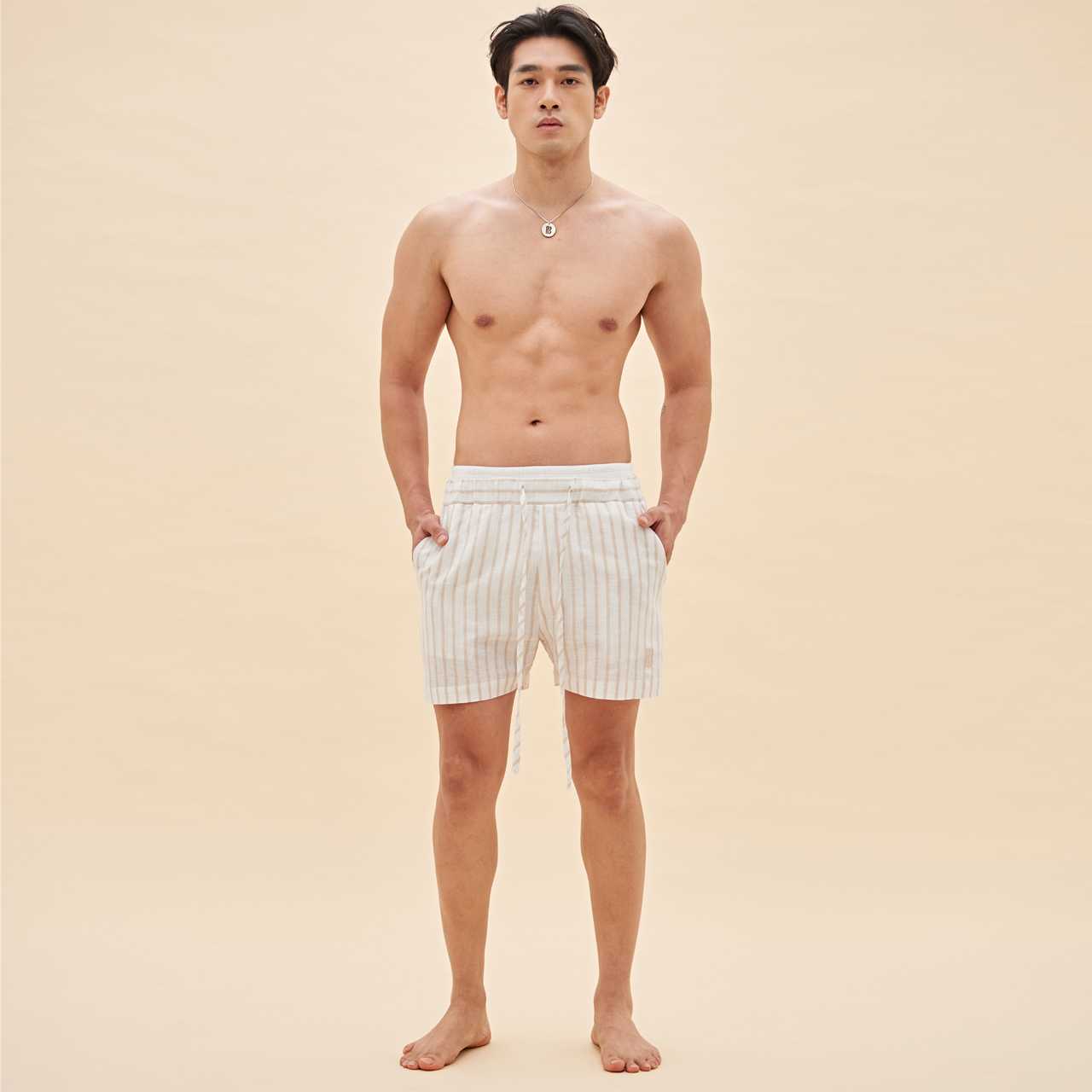 BALIBOY RESORTWEAR กางเกงขาสั้น / clay