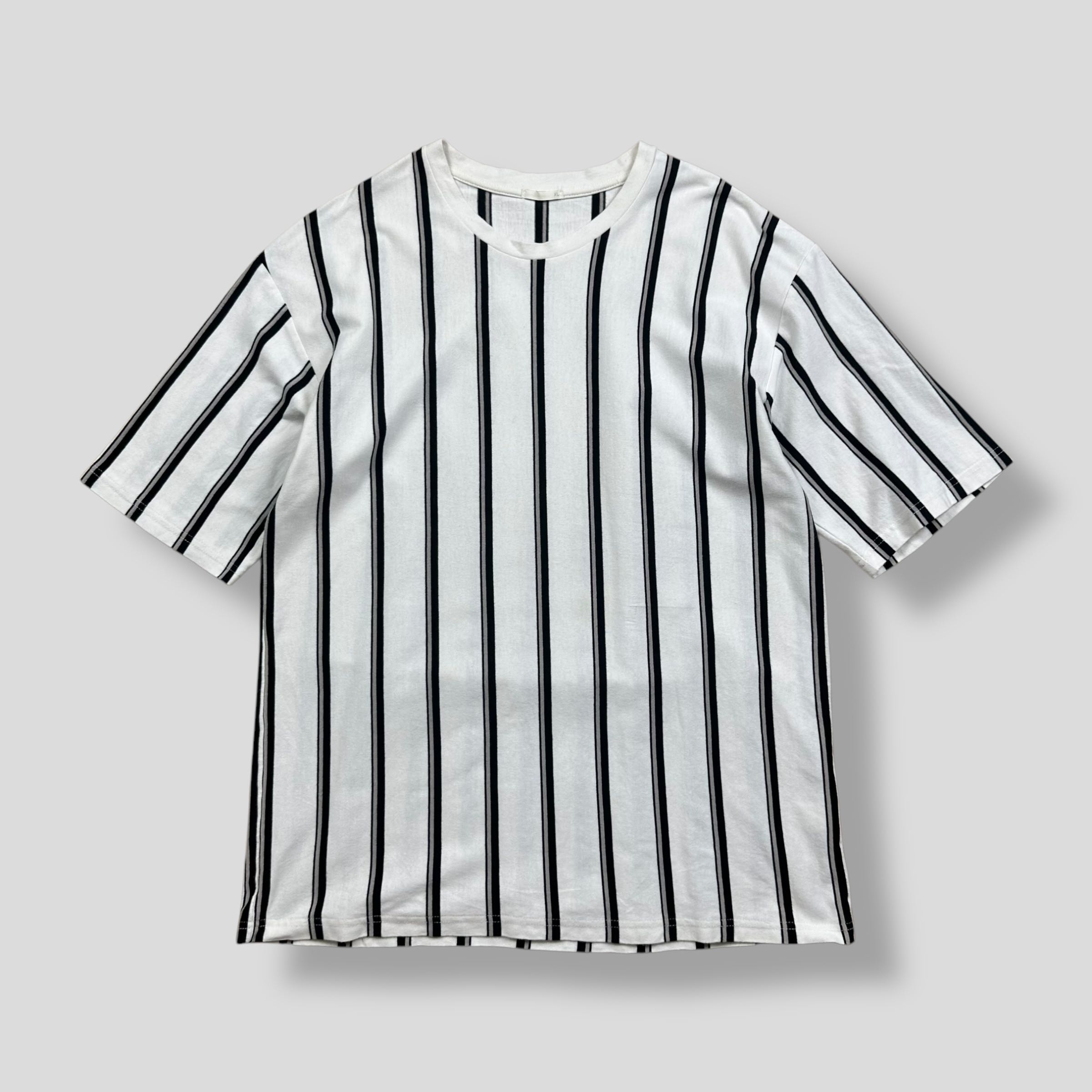 GU STRIPED COTTON T-SHIRT 