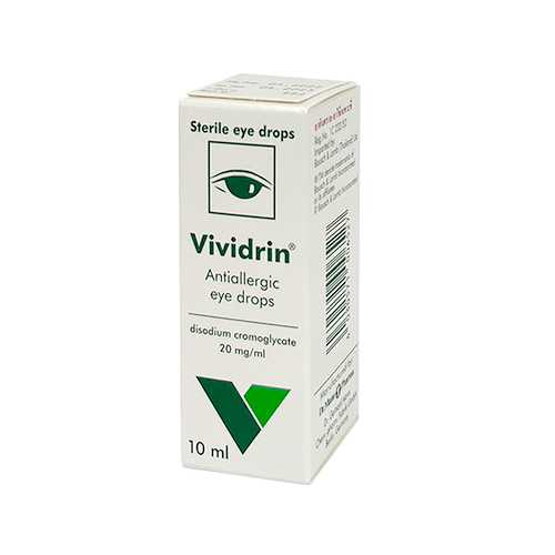 ยาหยอดตา VIVIDRIN Antiallergic Eye Drops 10 ml.