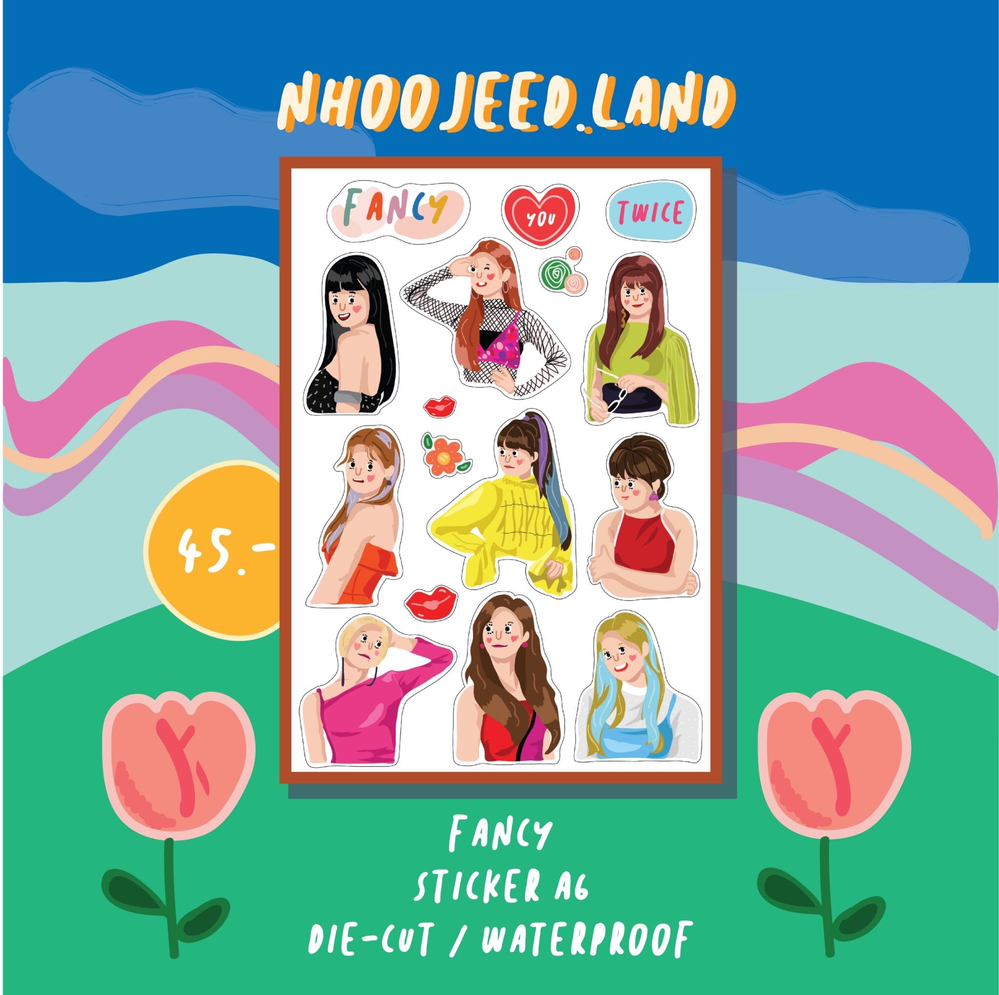 Sticker A6 - Fancy