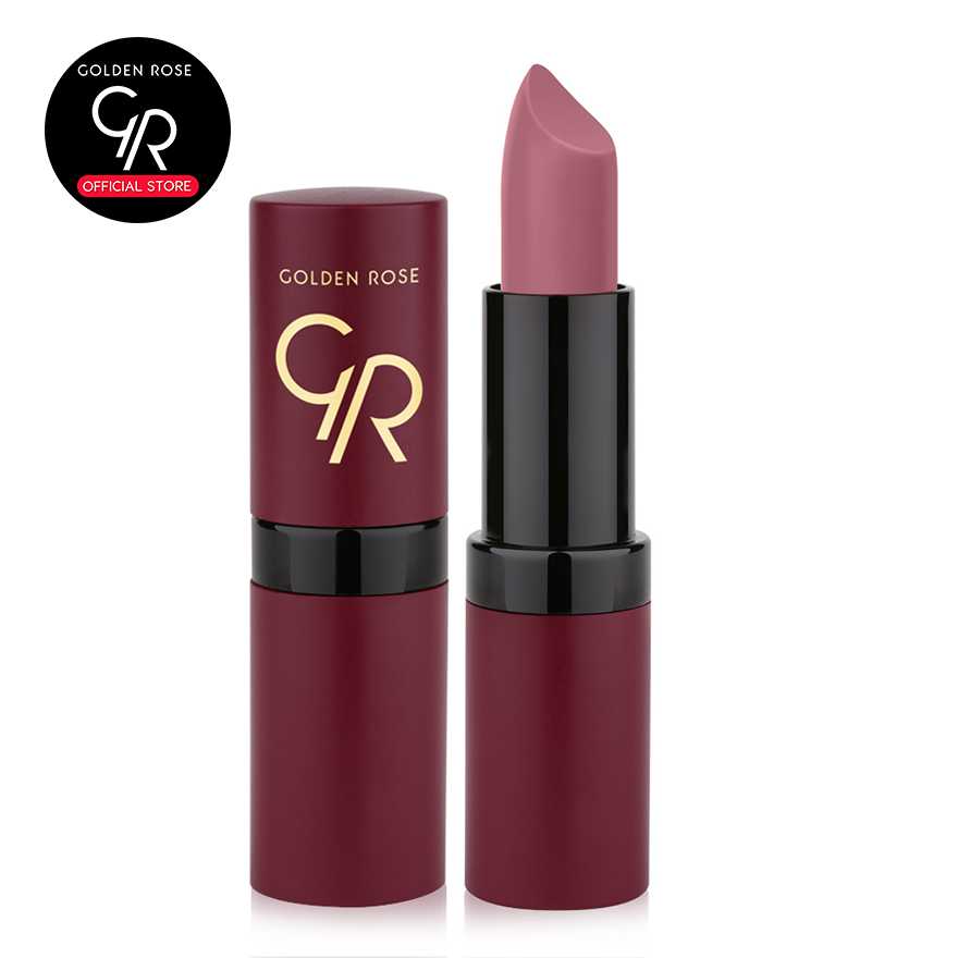 Golden Rose โกลเด้น โรส ลิปสติก เวลเวท แมท Velvet Matte Lipstick 4.2กรัม เบอร์ 02