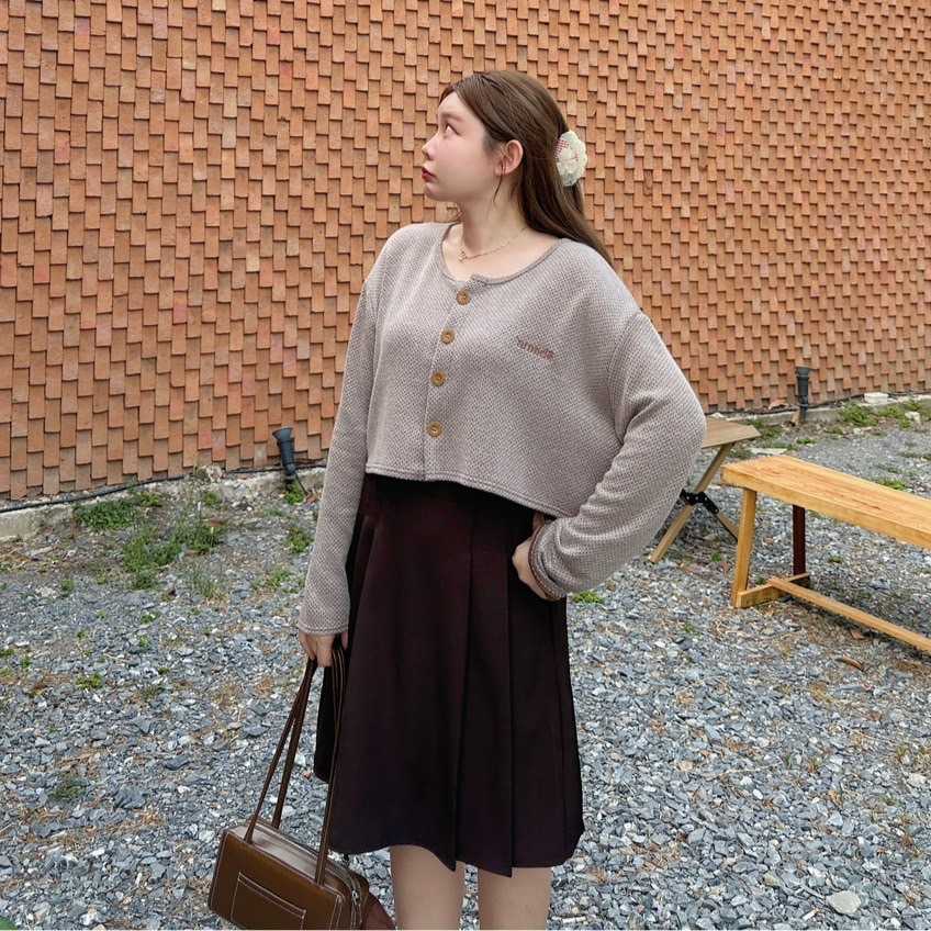 คาดิแกนไหมพรม - Cardigan (ปัก 'amedē)