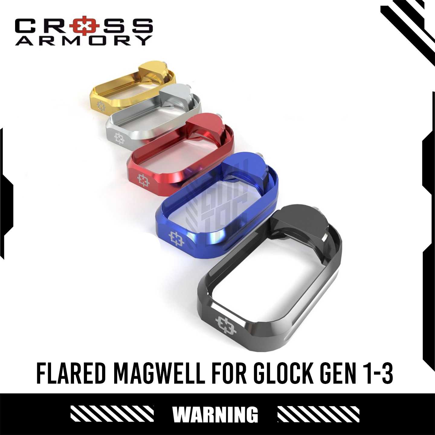 FLARED MAGWELL for Glock Gen 1-3 by Cross Armory