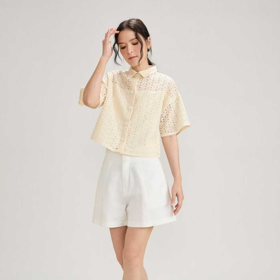 H655-Cottonเอ็มบรอยดร์-ครีม