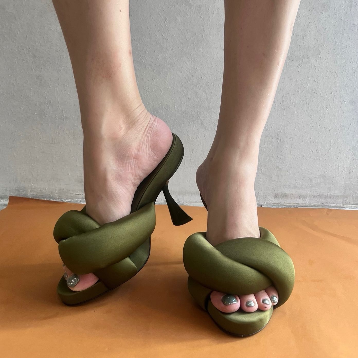 SALE! Cult Gaia ZABELLE SANDAL - OLIVA