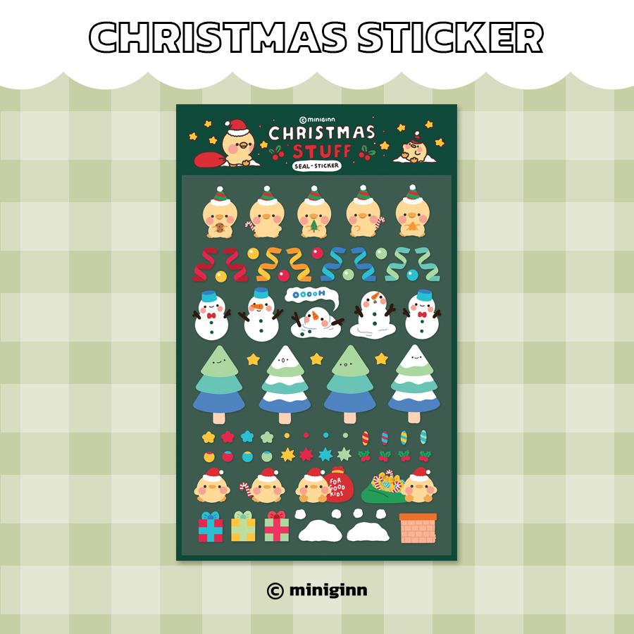 Christmas stuff sticker