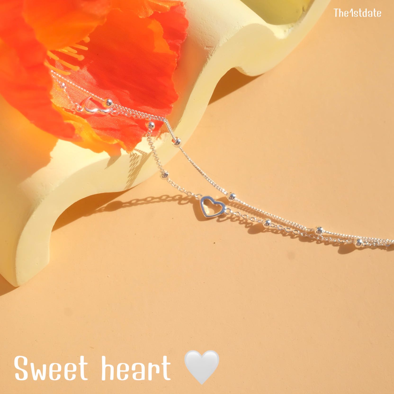 สร้อยข้อมือรุ่น sweetheart-เงินแท้s925