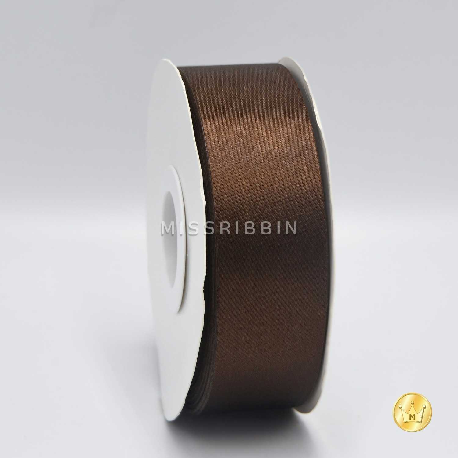 ริบบิ้นผ้าต่วน (สี 902) ม้วนยาว 50/200หลา ขนาด 12 15 21 30 40 50 60มม.