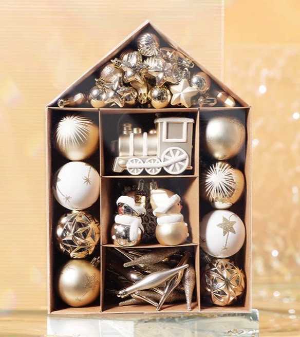 CHRISTMAS TREE DECORATION SET 70PCS
