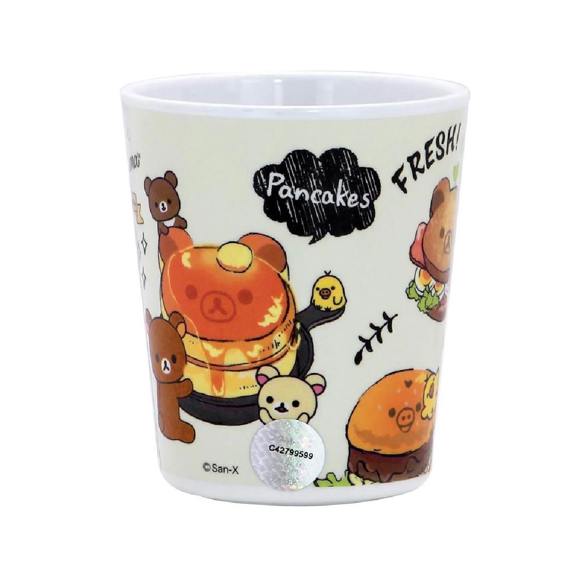 แก้วน้ำเมลามีน 1 ใบ 2.5 นิ้ว SUPERWARE RILAKKUMA HAPPY FOOD