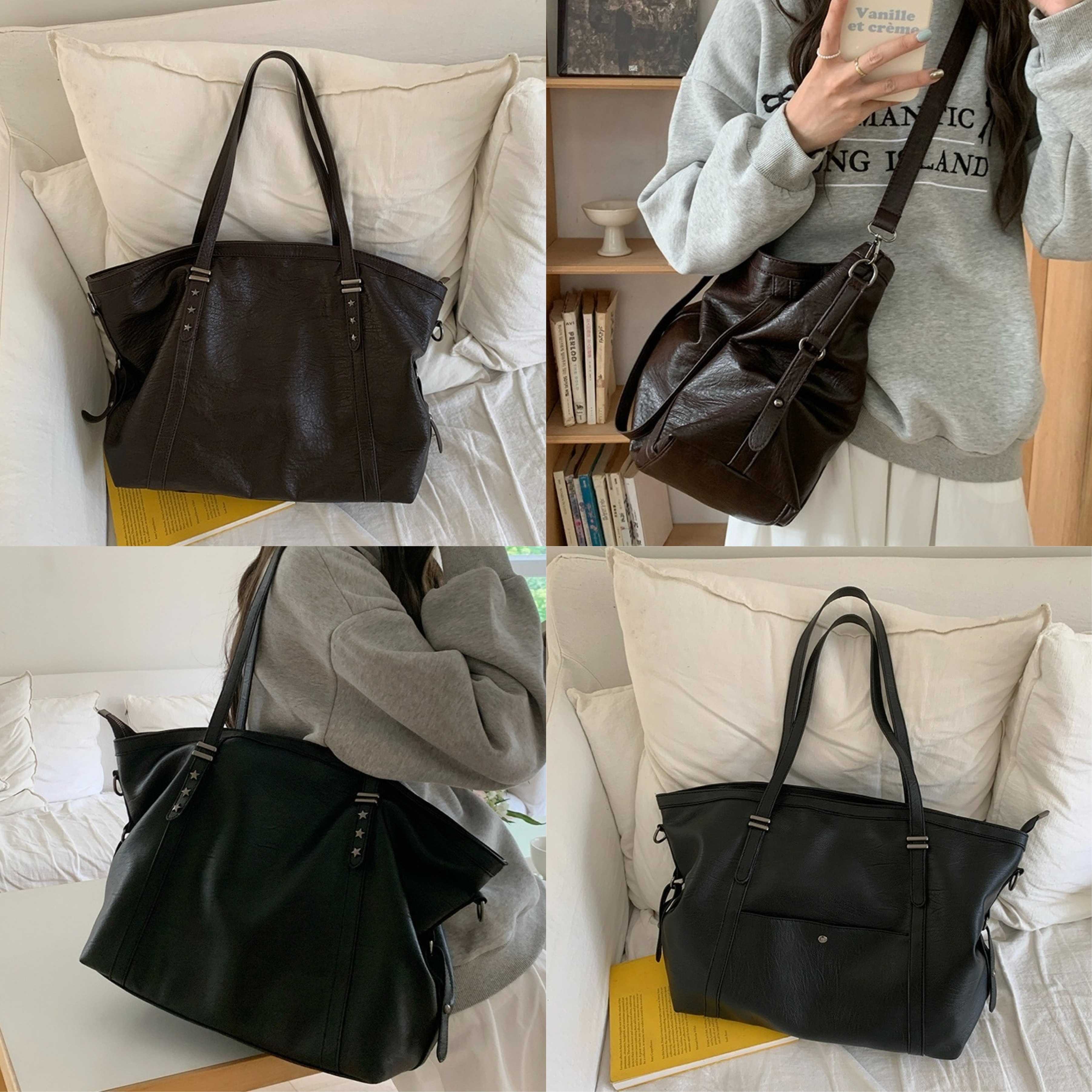 [PRE-ORDER] กระเป๋าหนัง PU PREMIUM สวยและทนมาก Crossbody สะพายข้างได้ ใส่ ipad ได้ | QB273