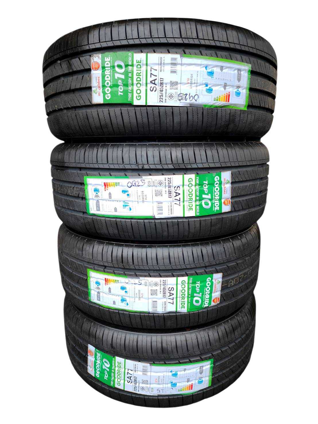 225 45 17 Goodride ปี 25 รุ่น SA-77 (ยางใหม่)