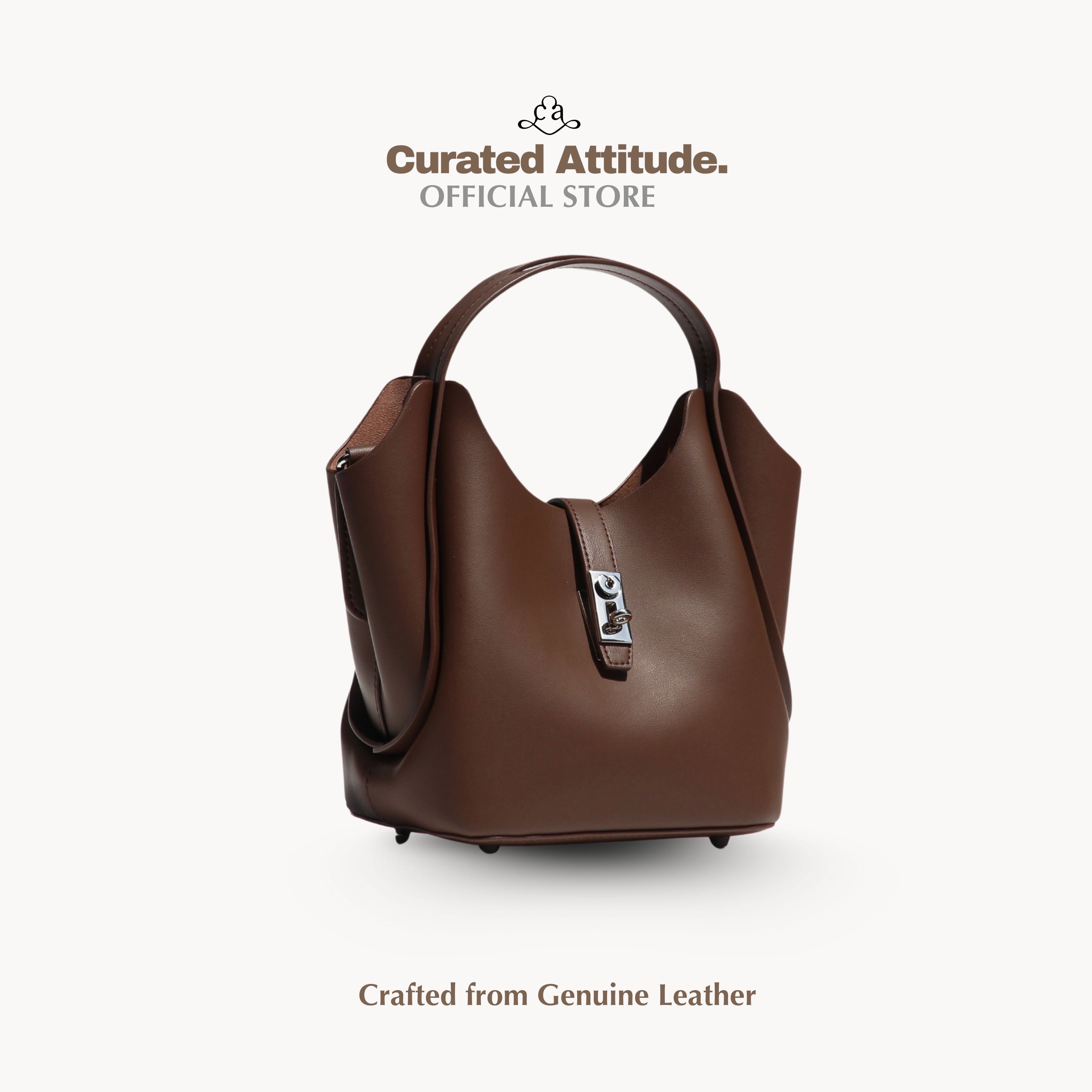 (พร้อมส่ง) Serena Collection - Cinnamon - Genuine Leather