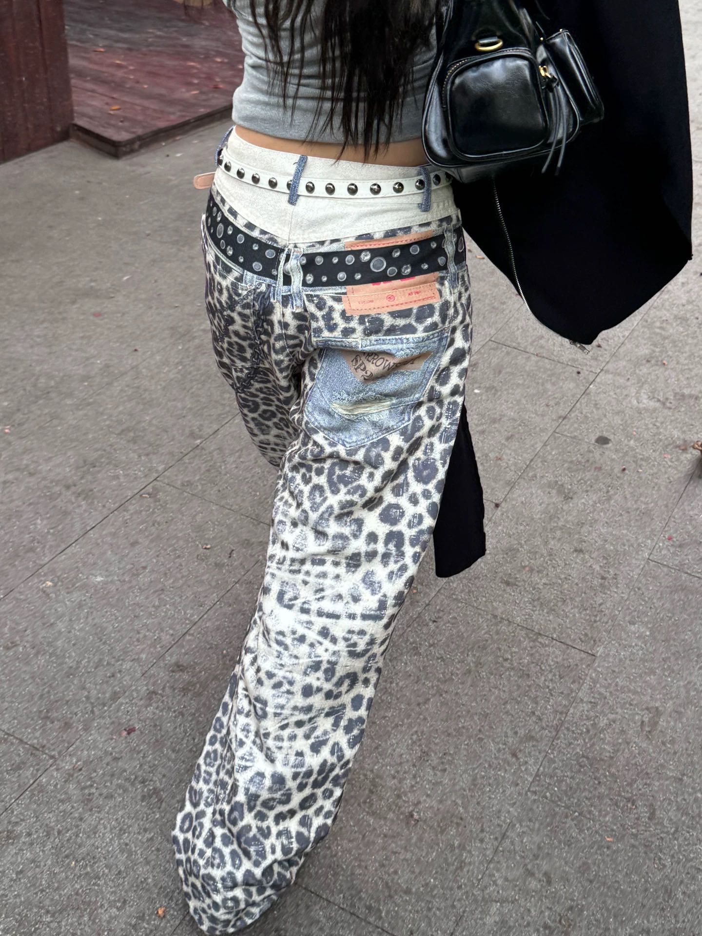 Cgga leopard belt jeans 🐆🤍