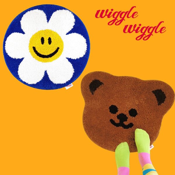 WiggleWiggle Floor Mat : พรมขนนุ่ม