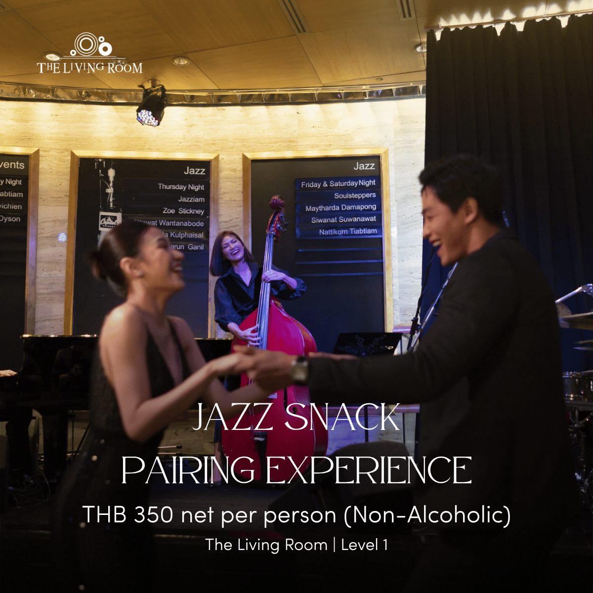 [Flash Sale E-Voucher] Jazz Snack Pairing Experience - Non-Alcoholic