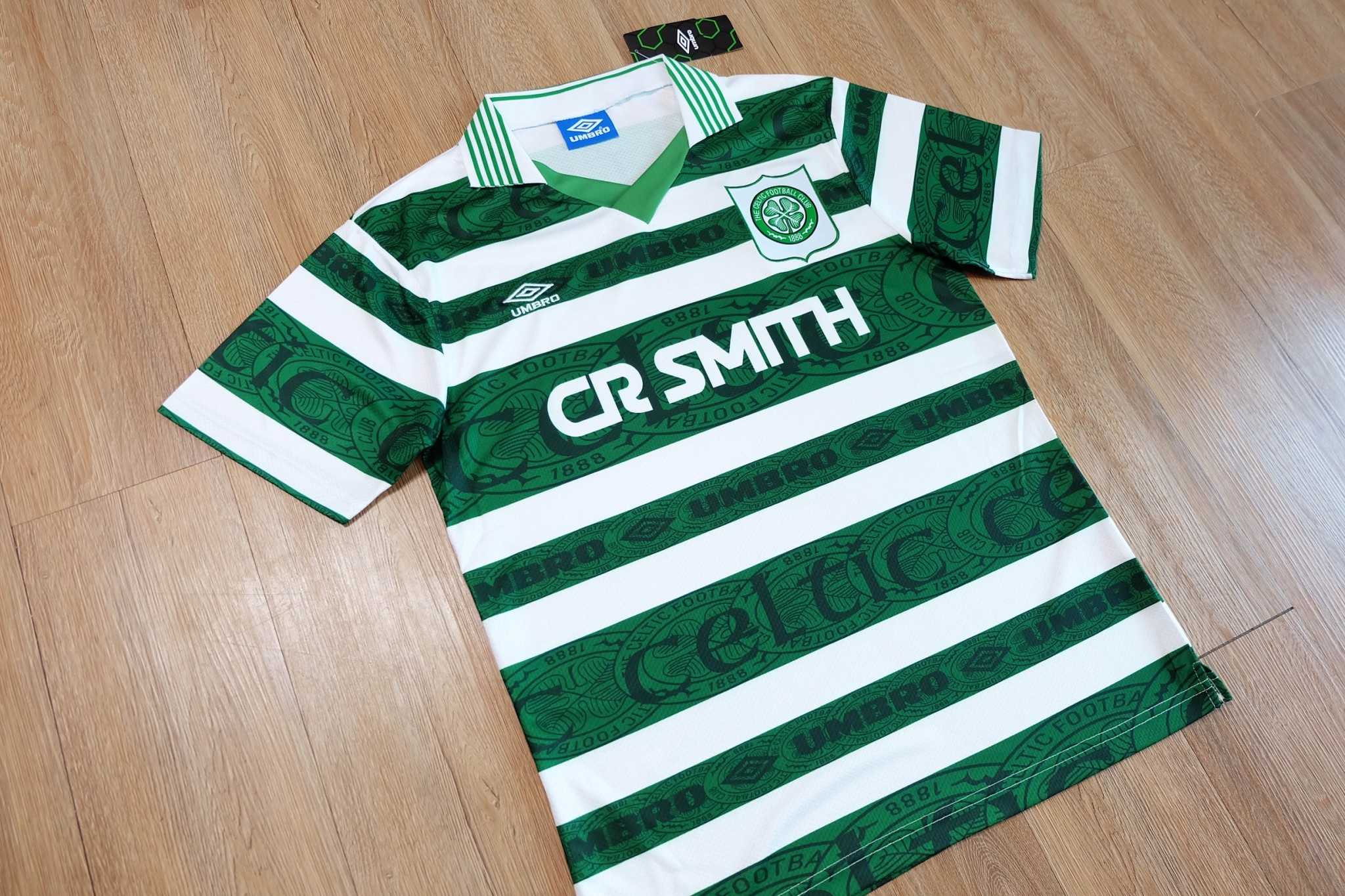 Celtic 1995/97 Home Jersey เสื้อบอลเซลติกย้อนยุค CR Smith