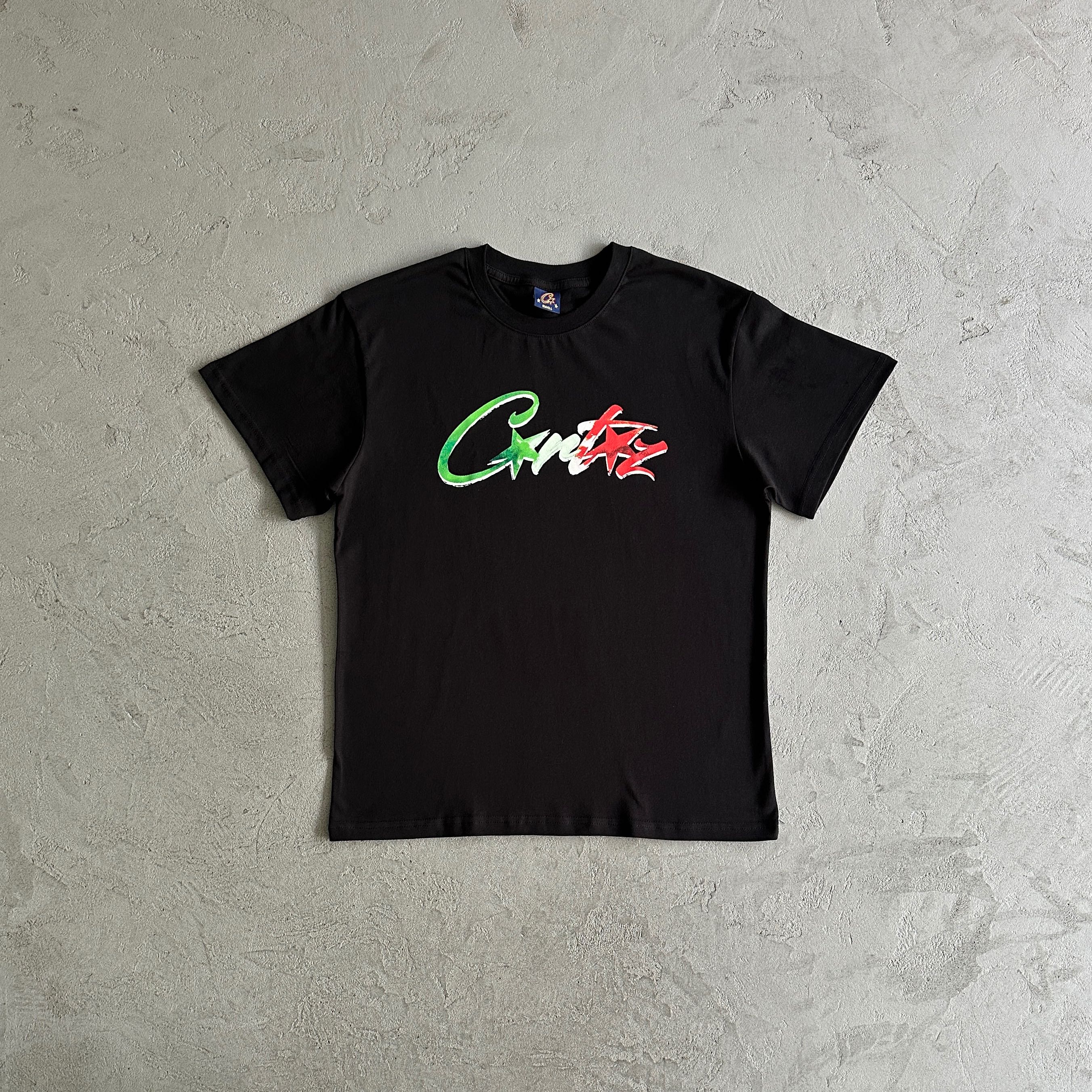 Corteiz Allstartz Italia Tee Black