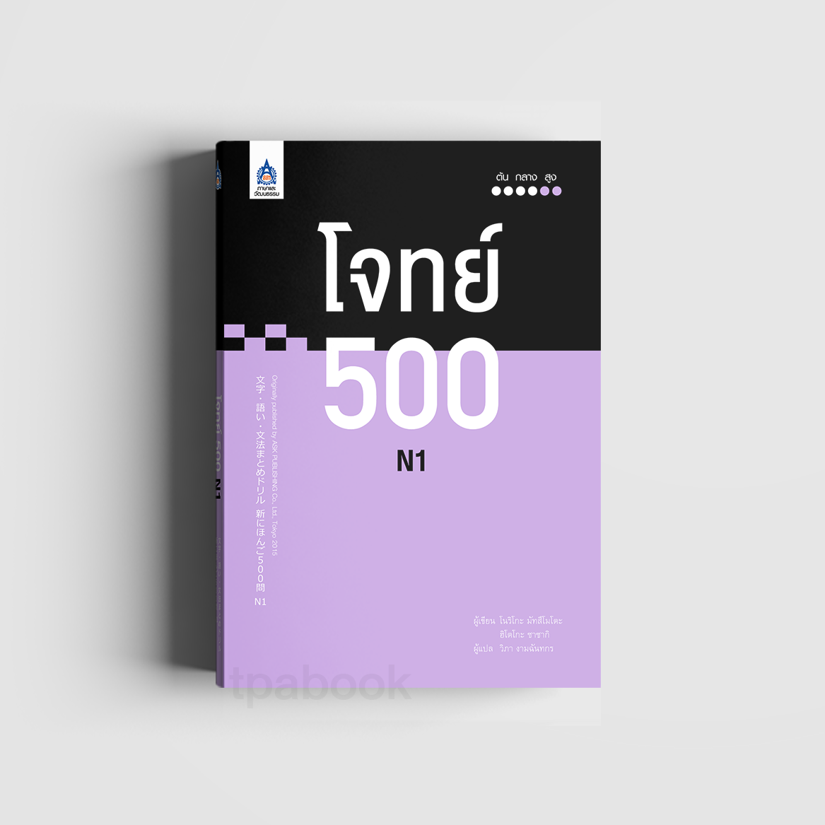 หนังสือ โจทย์ 500 N1 (ภาษาญี่ปุ่น)
