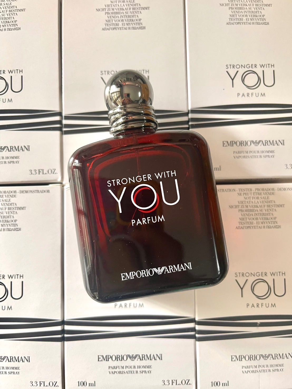 Emporio Armani stronger with you parfum 100ml (tester Box)