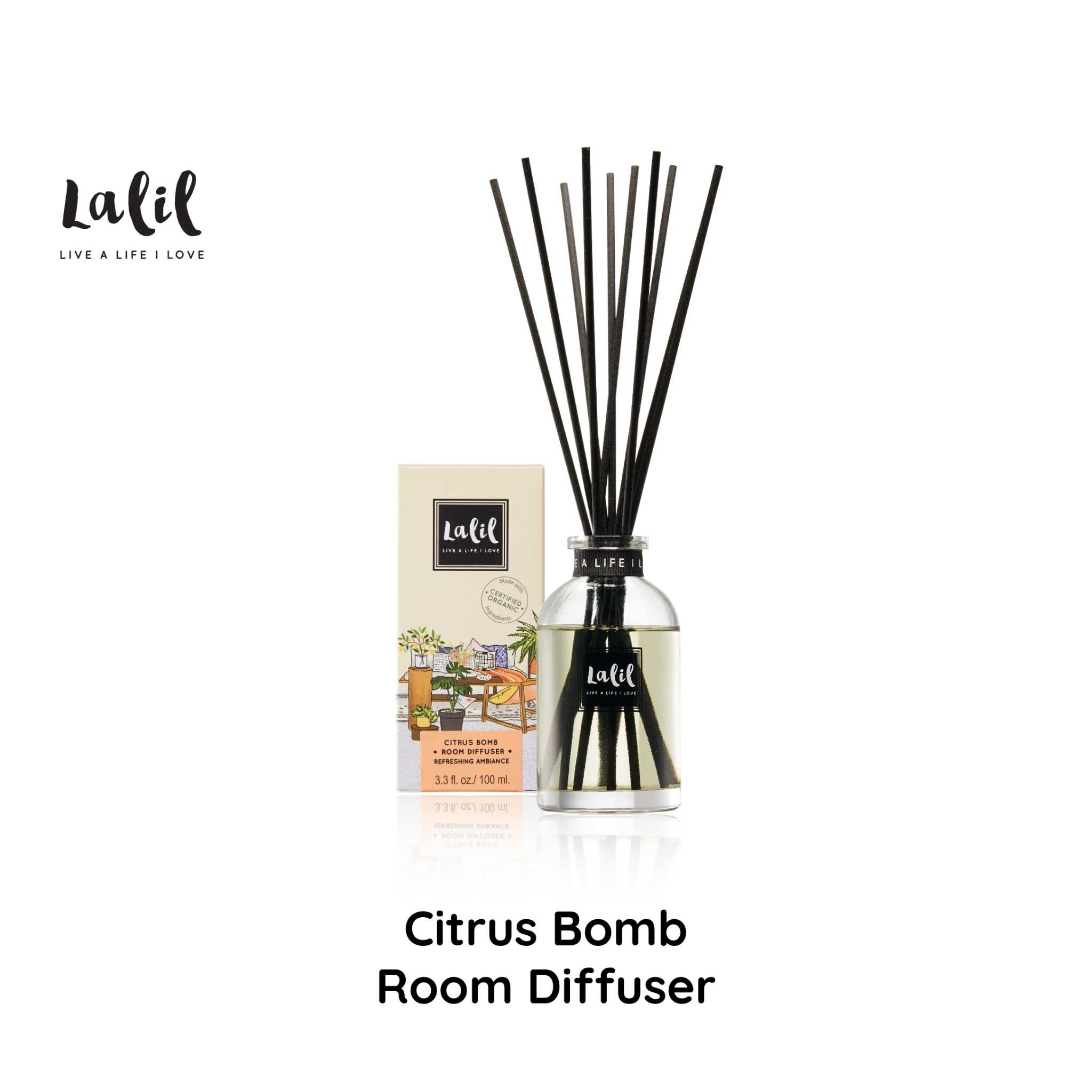 (New Arrival) Lalil Citrus Bomb Room diffuser 100ml