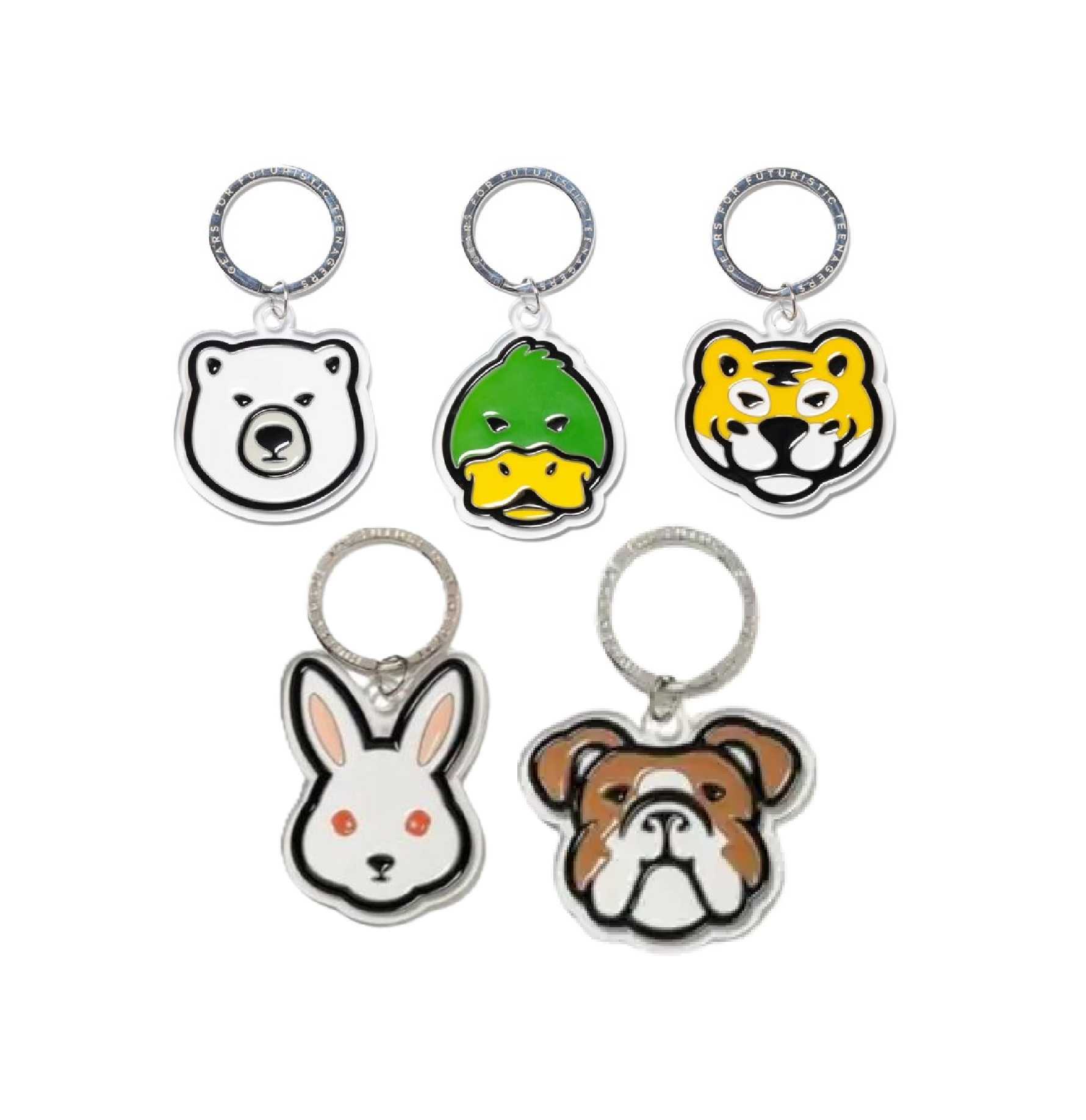 Human Made Animal Head Keychain