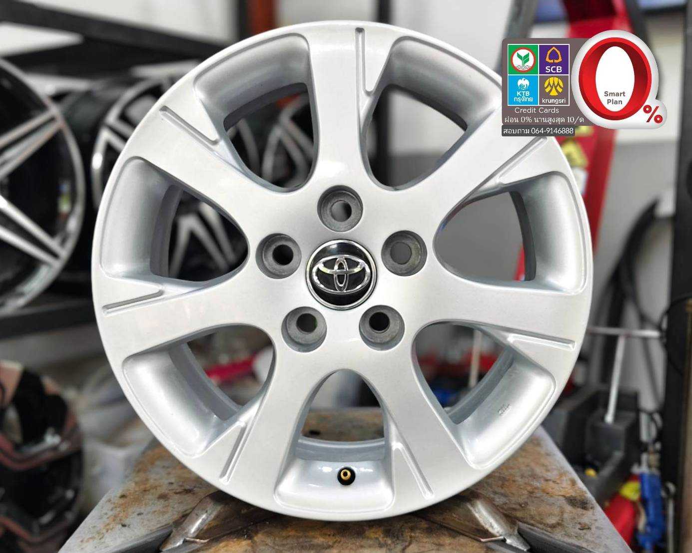 ขายล้อเปล่า Toyota แท้ 5 รู 114 ขอบ 16 สภาพสวยไม่มีรอย 1326168