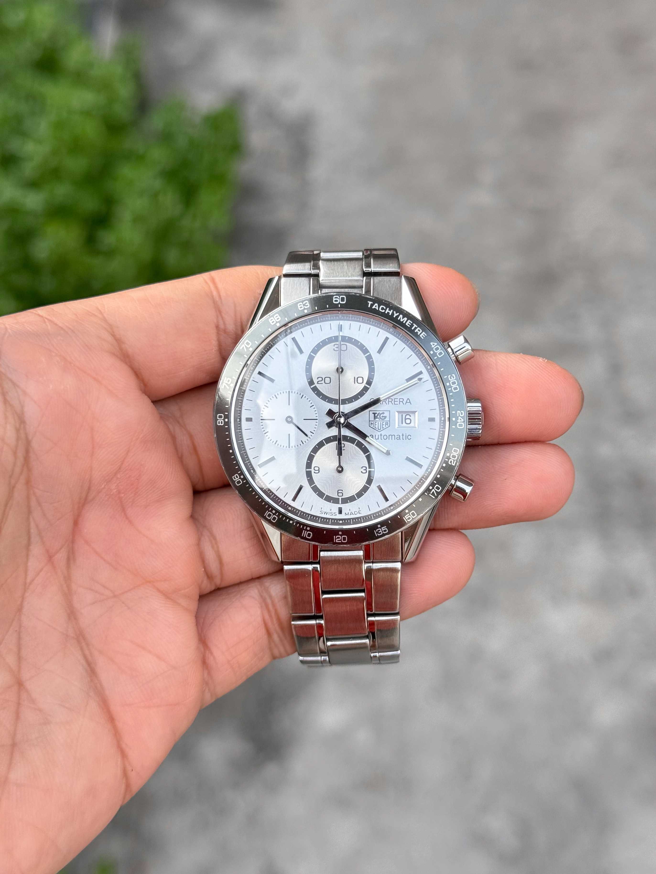 Tag Heuer Carrera Calibre 16 Automatic Chronograph King Size Panda Dial