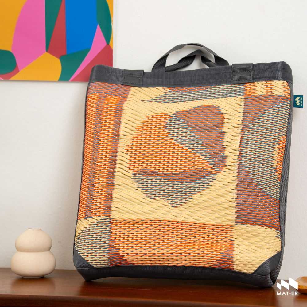 Mat-er Tote Bag Urban Bliss สี Crimson Sunrise