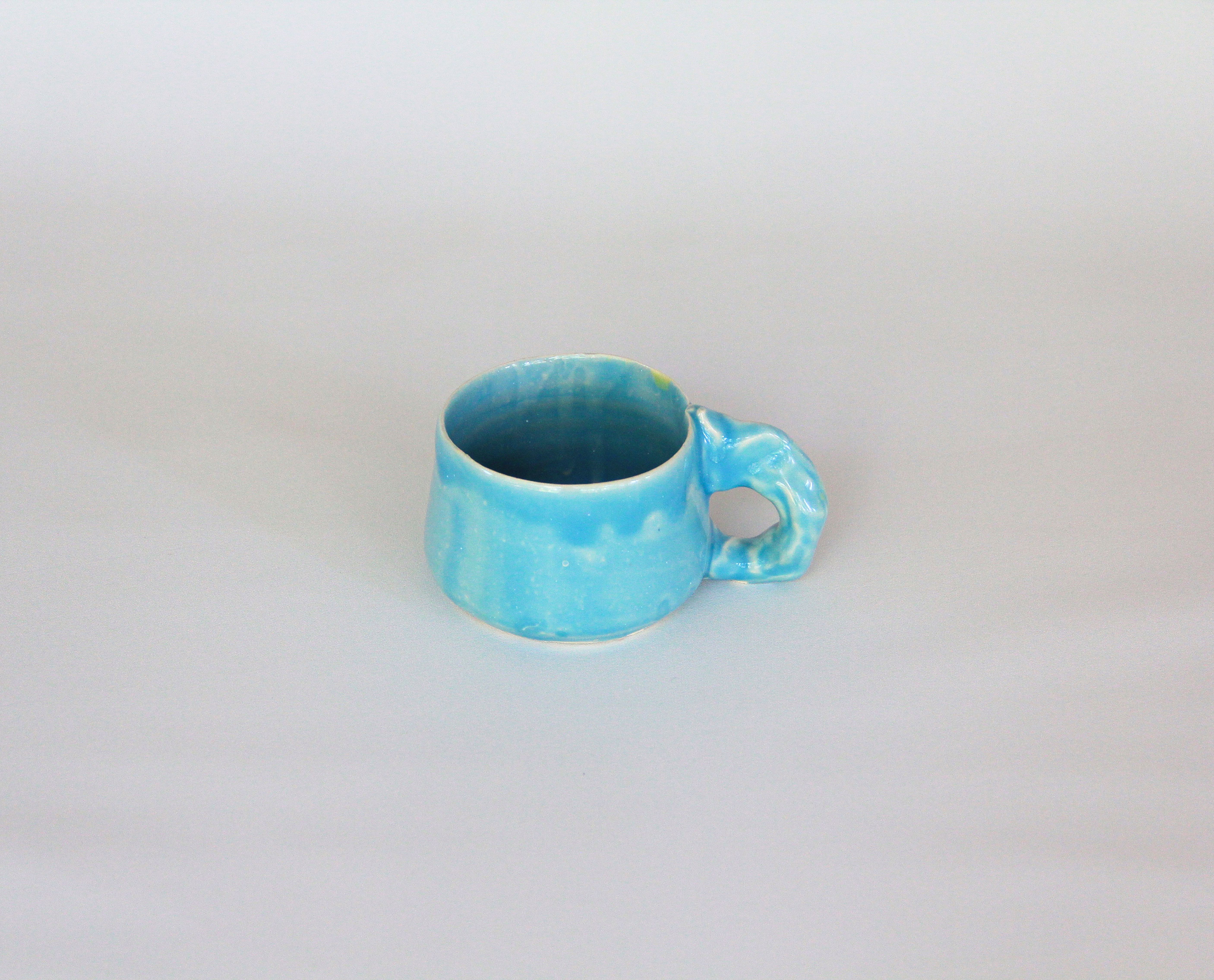 Sky Blue Jelly Melting Mug