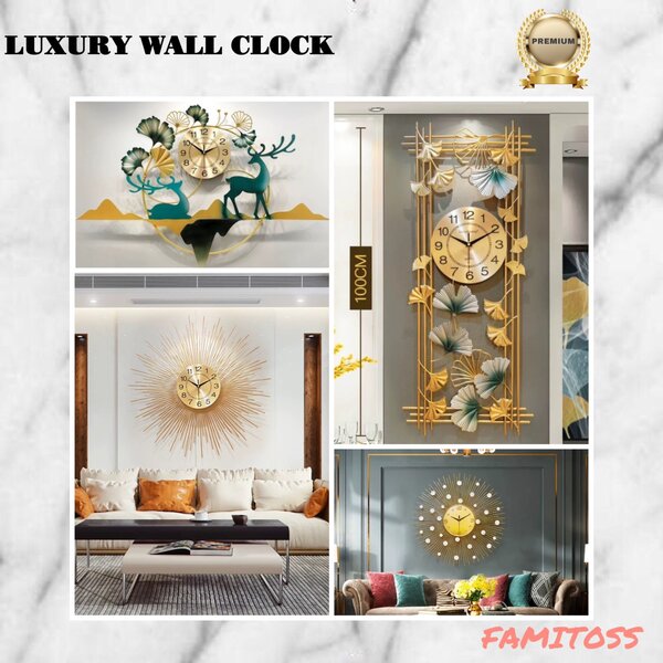 CT024C004 INTERY นาฬิกาติดผนัง หลากหลายแบบ ติดตั้งง่าย นาฬิกาตกแต่งห้อง นาฬิกาตกแต่งร้าน WALL CLO...