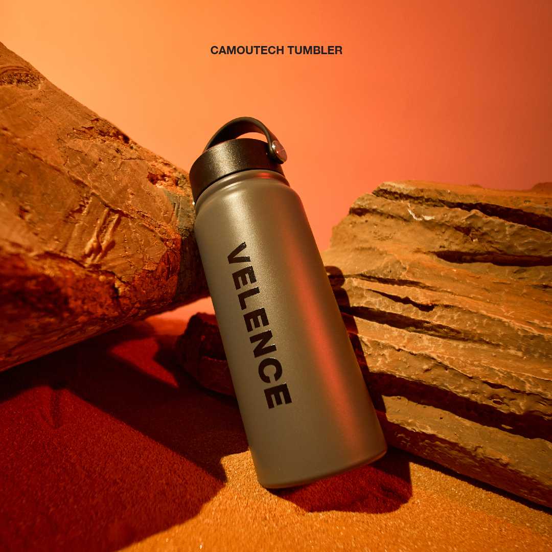 Grey Tumbler 'CAMOUTECH'