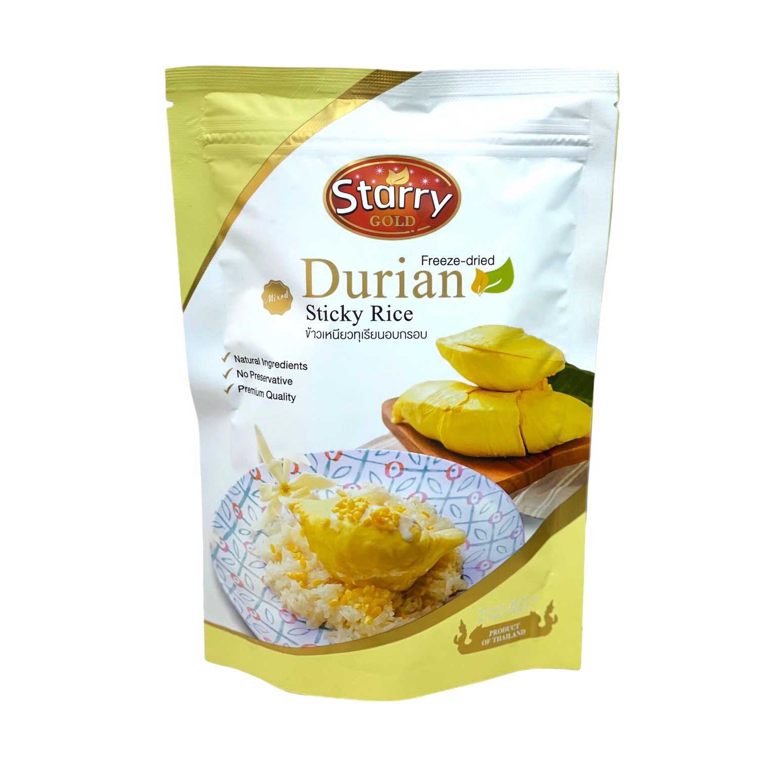 Starry Freeze-dried Durian Sticky Rice 40g