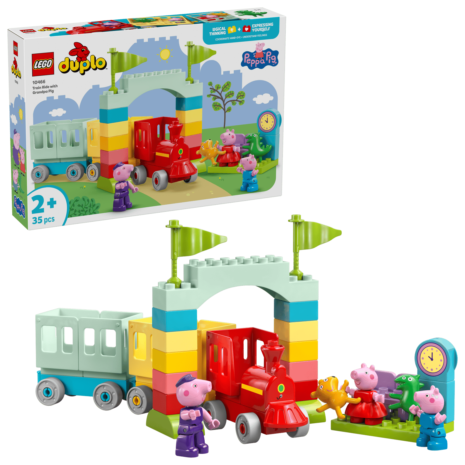 LEGO 10466 Train Ride with Grandpa Pig(สินค้าซื้อแล้วไม่รับเปลี่ยนคืน)